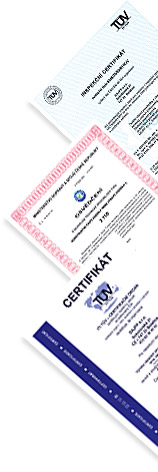 získané certifikáty